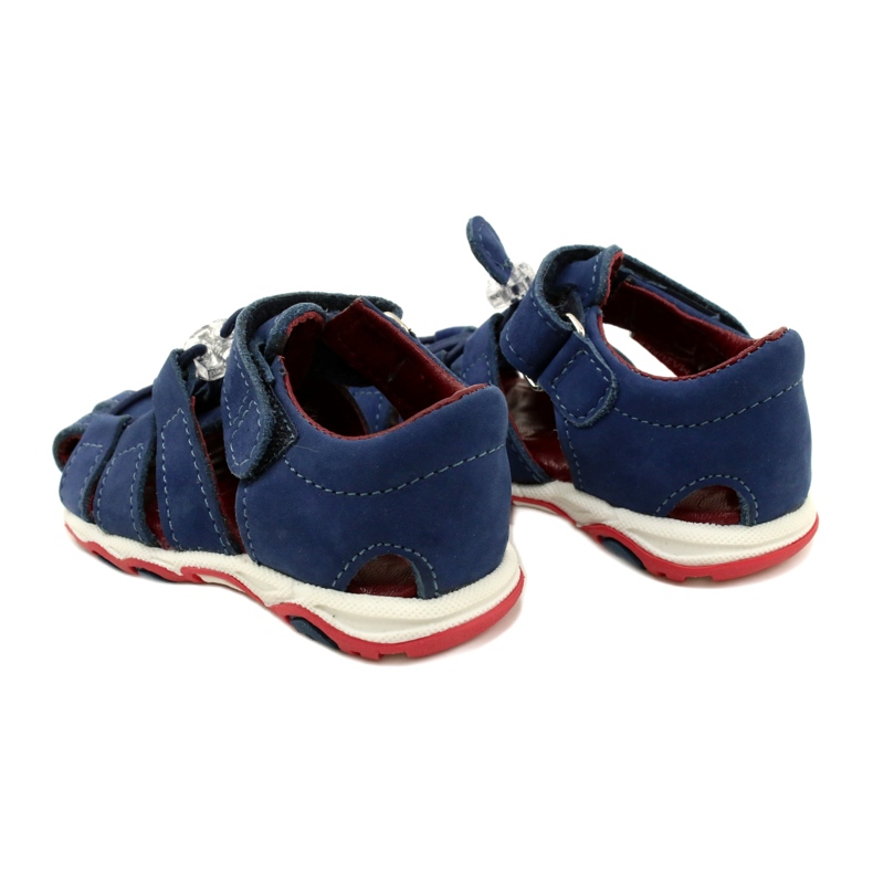 Sandale din piele Băieți Mazurek 1364 Navy Blue albastru 5 Sandale din piele Băieți Mazurek 1364 Navy Blue albastru 5