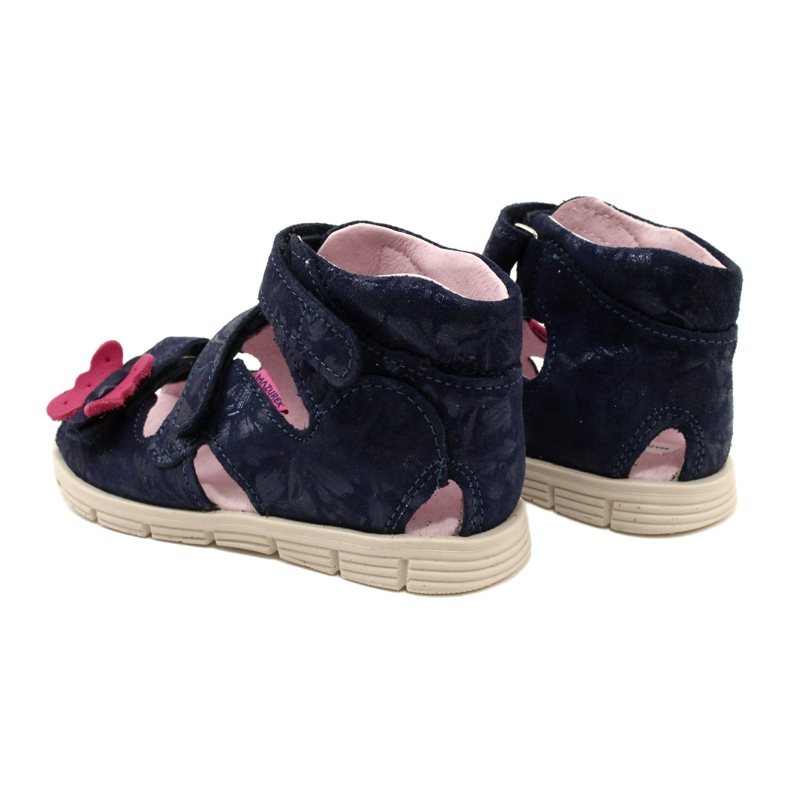 Sandale cu prevenție ridicată Mazurek 1291 Fluturi albastru 5