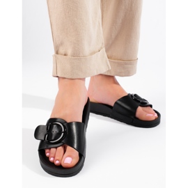 Glisoare negre Shelovet cu cataramă negru 1