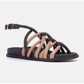 Marco Shoes Sandale cu bretele Tubelare negru 1