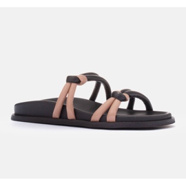 Marco Shoes Papuci cu bretele Tubelare negru 1