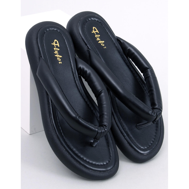 Flip-flops Cliff Black pentru damă negru 1