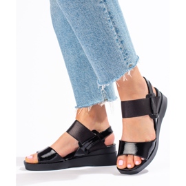 W. Potocki Sandale negre slip-on de la Potocki negru 1