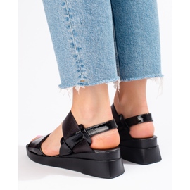 W. Potocki Sandale negre slip-on de la Potocki negru 3