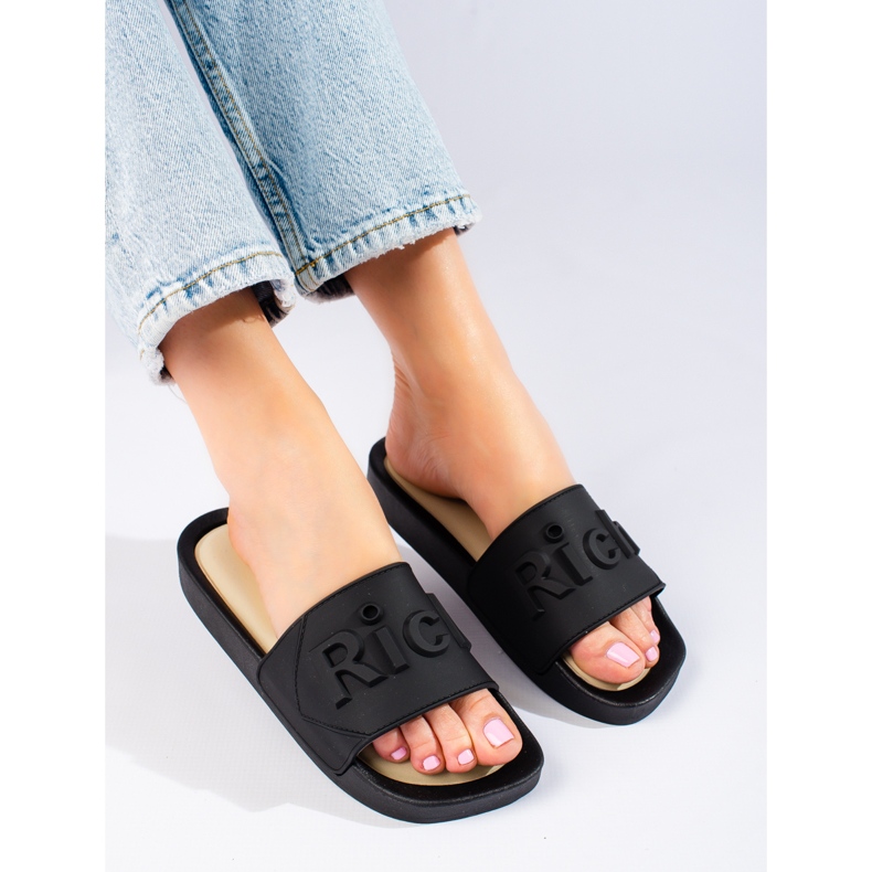 W. Potocki Papuci negri de damă Potocki negru 2 W. Potocki Papuci negri de damă Potocki negru 2