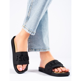 W. Potocki Papuci negri de damă Potocki negru 1 W. Potocki Papuci negri de damă Potocki negru 1