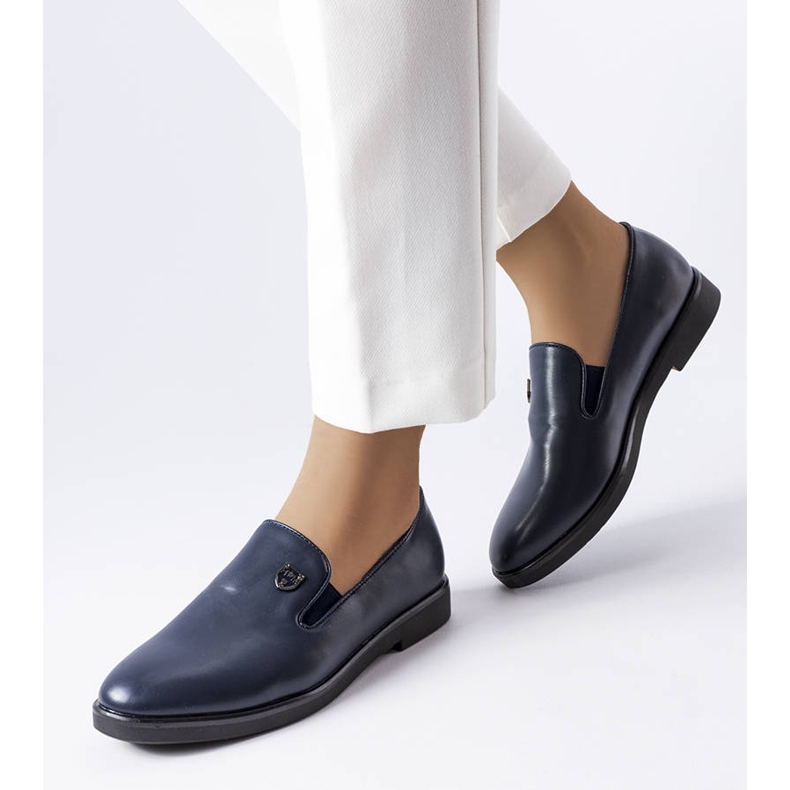 Pantofi Concord uni bleumarin albastru 1