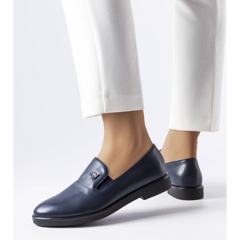 Pantofi Concord uni bleumarin albastru 2