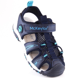 Sandale McKeylor 47702 bleumarin pentru baieti cu velcro albastru 1