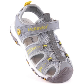 Sandale gri McKeylor 47702 pentru baieti cu velcro 1 Sandale gri McKeylor 47702 pentru baieti cu velcro 1
