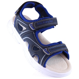 Sandale cu velcro McKeylor 47701 bleumarin pentru baieti albastru 1 Sandale cu velcro McKeylor 47701 bleumarin pentru baieti albastru 1