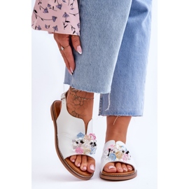 Vinceza Sandale Damă Piele Cu Pietre Albe Mersea negru 1