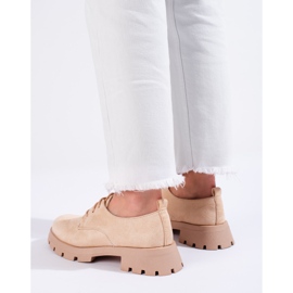 Pantofi negri cu talpa groasa de la Shelovet negru 1