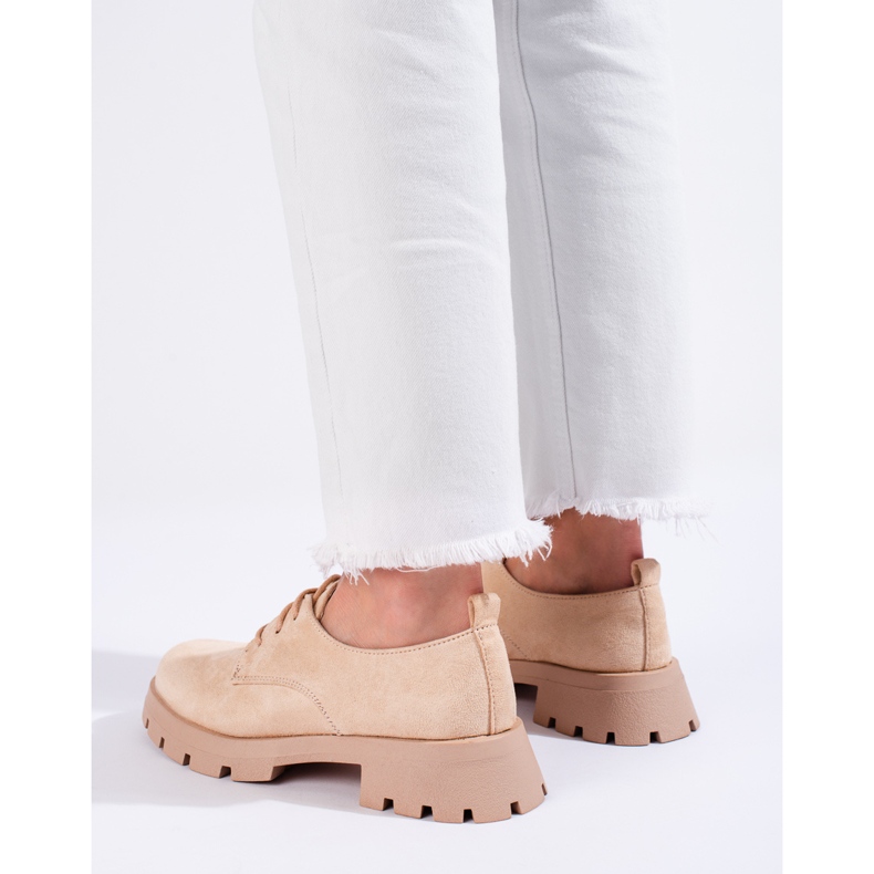 Pantofi negri cu talpa groasa de la Shelovet negru 1