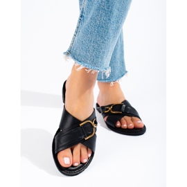 Papuci Shelovet negri de damă negru 1