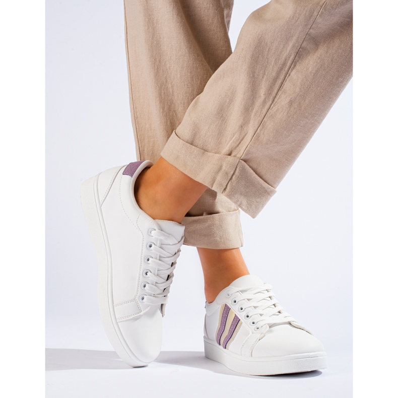 Pantofi sport clasici albi Shelovet 2