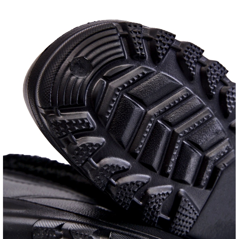 PM2 Cizme de ploaie cu spumă izolată pentru bărbați, negre Tanyo negru 3