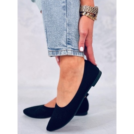Balerini ajurati Forlani Black negru 2