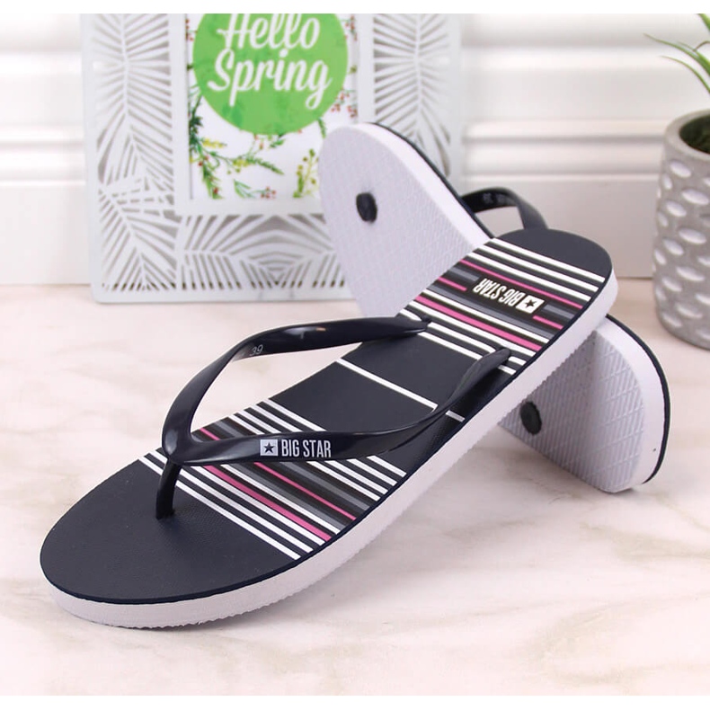 Flip flops negri Big Star JJ274A351 negru 1