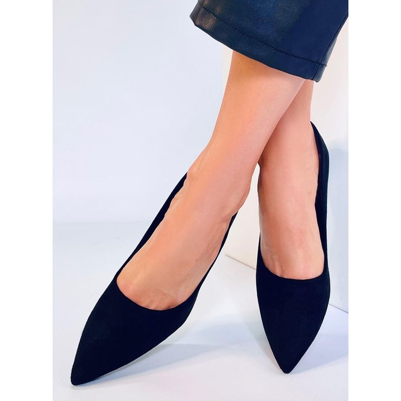 Tocuri înalte Eurielle Black de damă clasice negru 1