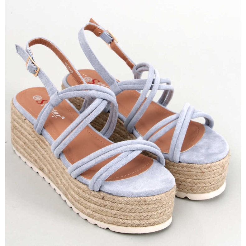 BM Espadrile cu pană Altman Blue albastru 1