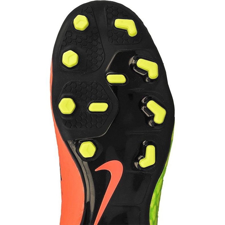 Ghete de fotbal Nike Hypervenom Phelon Iii verde, portocaliu verde 2