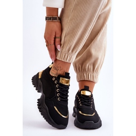 Pantofi clasici cu platformă Need It negru 1