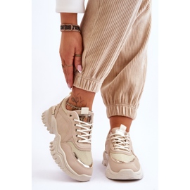 Pantofi clasici cu platforma Bej Need It 1