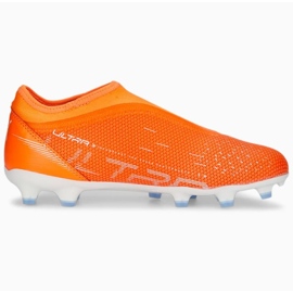 Pantofi de fotbal Puma Ultra Match Ll FG/AG 107229 01 portocale portocale si rosii 1