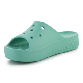 Crocs Classic Platform Slide W 208180-3UG verde 2