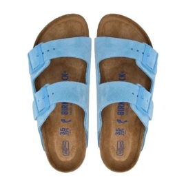 Papuci Birkenstock Arizona Sfb W 1024066 albastru 2