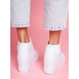 Adidași pentru femei Big Star White FF274A192 alb 2