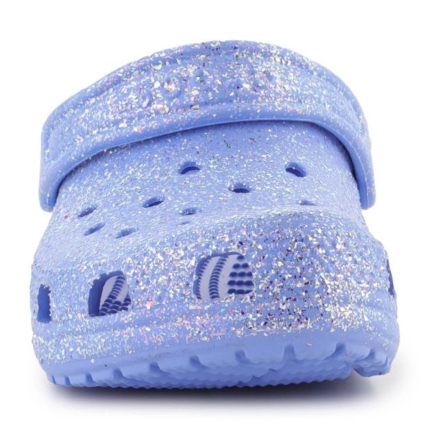 Saboti Crocs Classic Glitter Clog K Jr 206993-5Q6 albastru 1