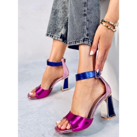 Seastar Sandale cu toc geometric de la Marshmello Rose roz 1 Seastar Sandale cu toc geometric de la Marshmello Rose roz 1