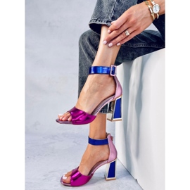 Seastar Sandale cu toc geometric de la Marshmello Rose roz 2 Seastar Sandale cu toc geometric de la Marshmello Rose roz 2