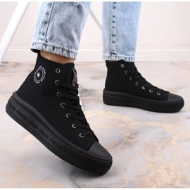 Adidași cu platformă Big Star W INT1875A negri negru 2