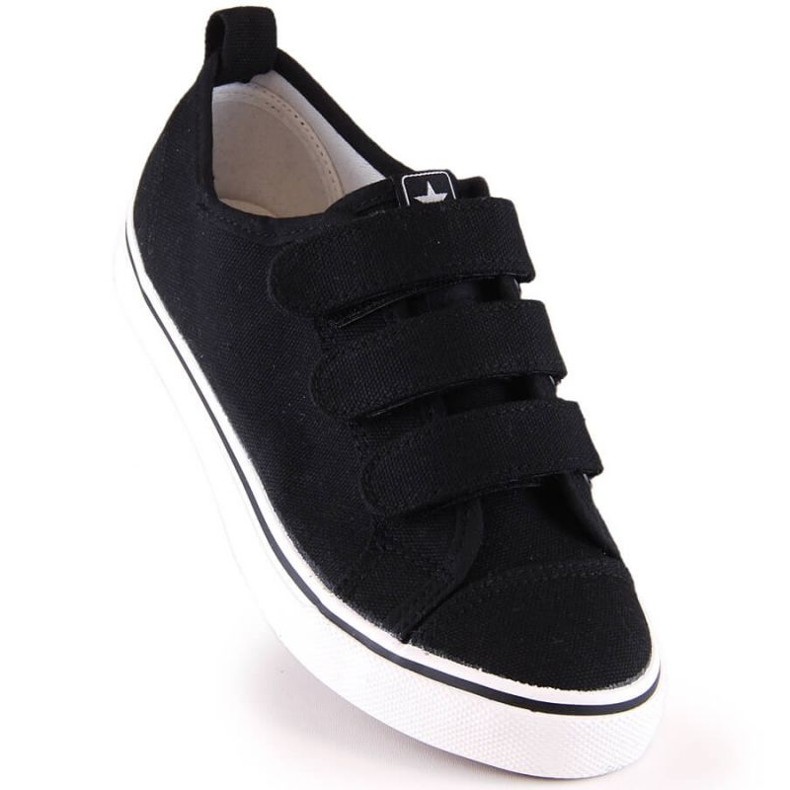 Adidași cu velcro News Jr EVE408B negri negru 1
