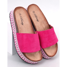 BM Flip-flops cu tălpi decorate de la Donnie Fuchsia roz 1 BM Flip-flops cu tălpi decorate de la Donnie Fuchsia roz 1
