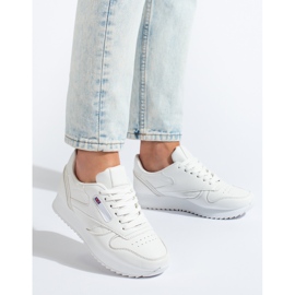 Pantofi sport albi de dama Shelovet 1 Pantofi sport albi de dama Shelovet 1