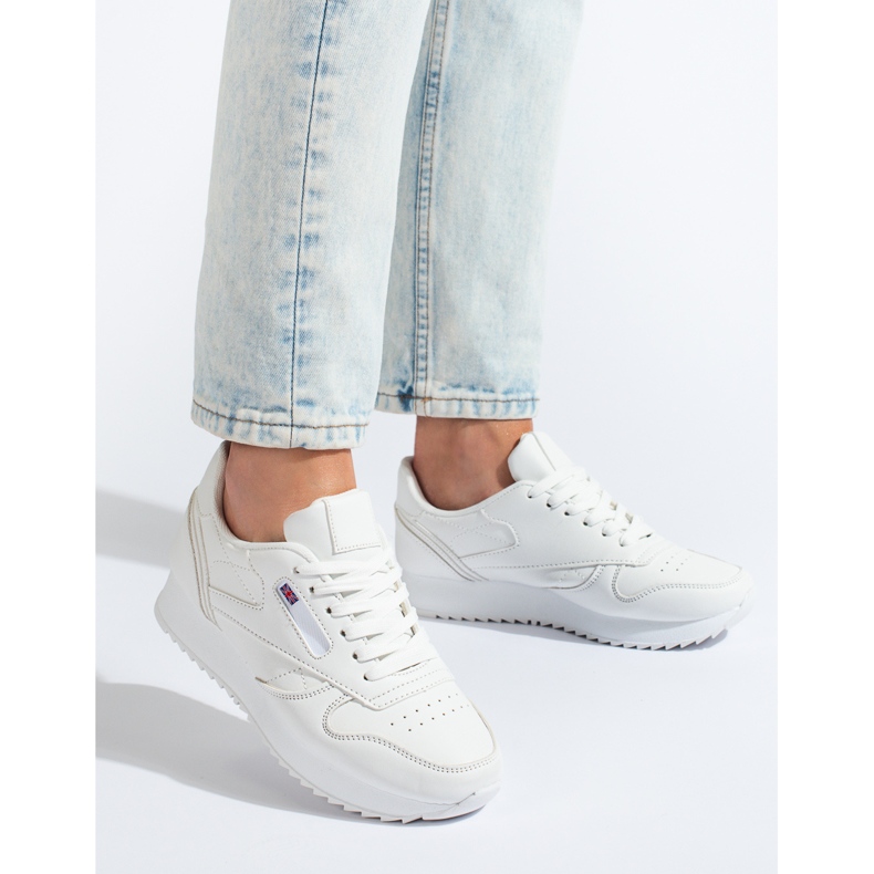 Pantofi sport albi de dama Shelovet 1 Pantofi sport albi de dama Shelovet 1