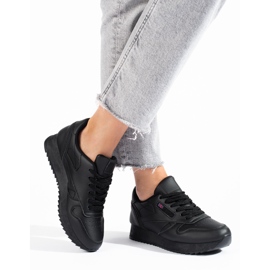 Pantofi sport negri de dama Shelovet negru 1