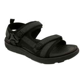 Sandale sport pentru bărbați negre cu Velcro News 23MN11-5623 negru 2 Sandale sport pentru bărbați negre cu Velcro News 23MN11-5623 negru 2