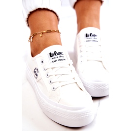 Adidași Pe Lee Cooper LCW-22-31-0837L Platformă Albă 4