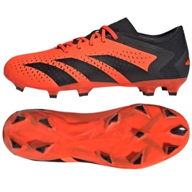 Adidas Predator Accuracy.3 L Fg M GW4601 pantofi de fotbal roșu portocale si rosii 1