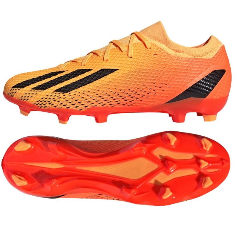 Pantofi de fotbal Adidas X Speedportal.3 Fg M GZ5077 portocale portocale si rosii 1