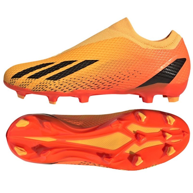 Pantofi de fotbal Adidas X Speedportal.3 Ll Fg M GZ5067 portocale portocale si rosii 1