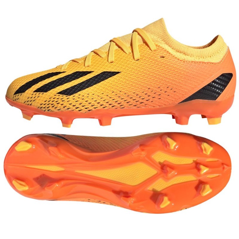 Pantofi de fotbal Adidas X Speedportal.3 Fg Jr GZ5072 portocale portocale si rosii 1