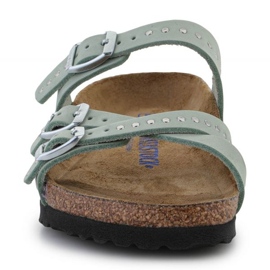 Papuci Birkenstock Franca cu nituri injectate Matcha W 1024267 verde 1