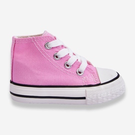 Pantofi inalti copii Filemon roz 1