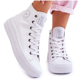 Pantofi de damă înalți Big Star LL274A183 alb 10